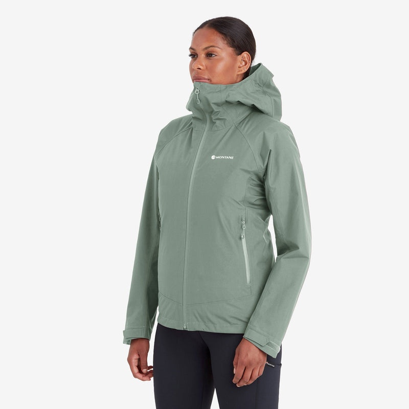 Montane Spirit Regenjacke Damen Grün | GYNP-32048