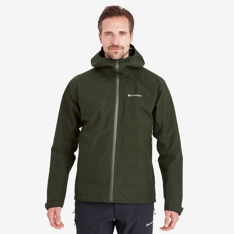 Montane Spirit Regenjacke Herren Dunkelgrün | VHWL-87610