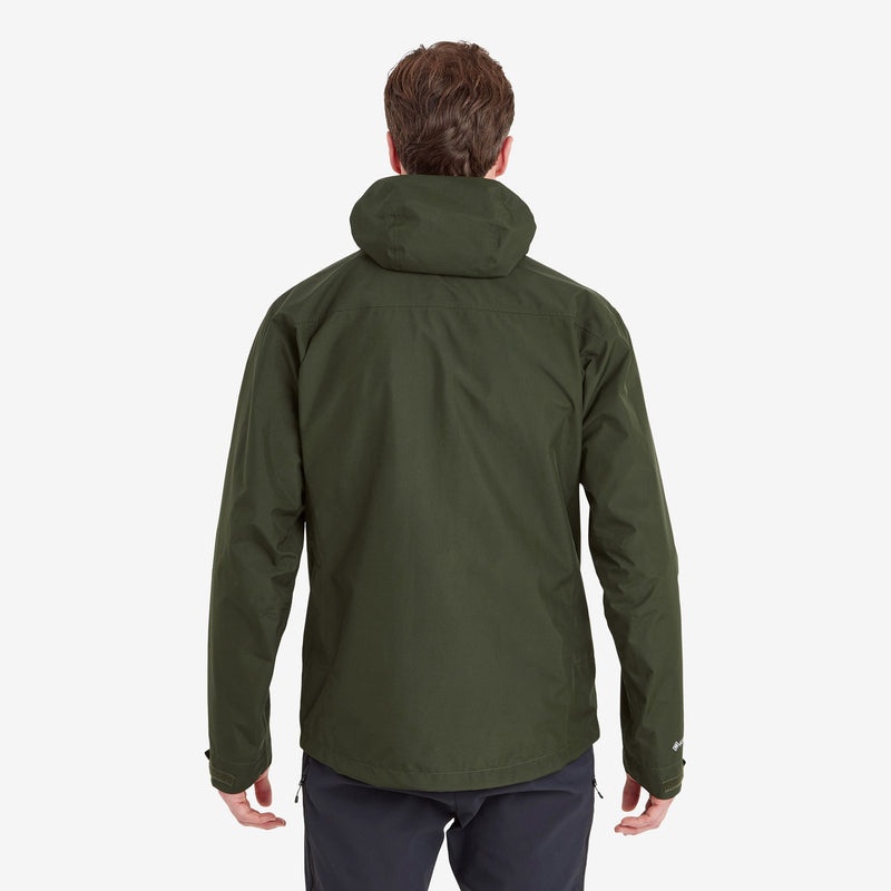 Montane Spirit Regenjacke Herren Dunkelgrün | VHWL-87610