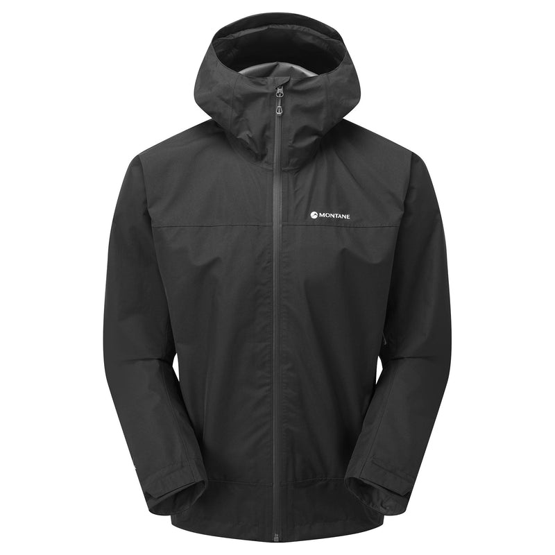 Montane Spirit Regenjacke Herren Schwarz | DAFT-57362