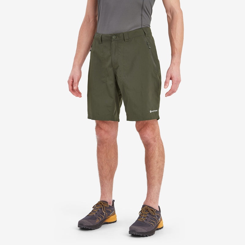 Montane Terra Kurze Hose Herren Dunkelgrün | DQBN-94378