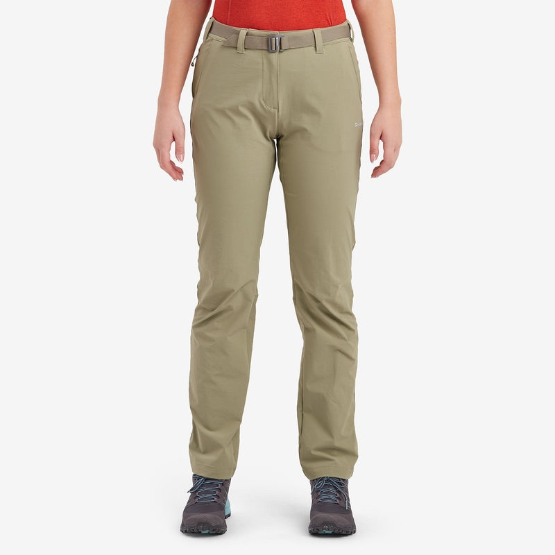 Montane Terra Stretch Lite Hose Damen Khaki | COKT-64891