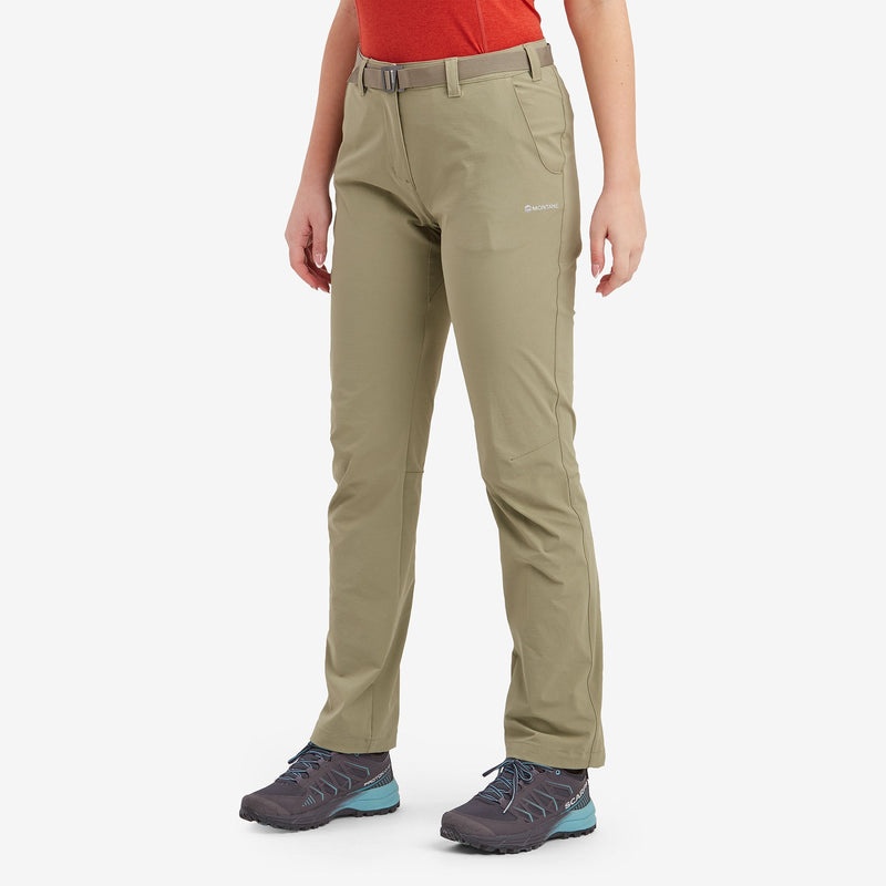 Montane Terra Stretch Lite Hose Damen Khaki | COKT-64891