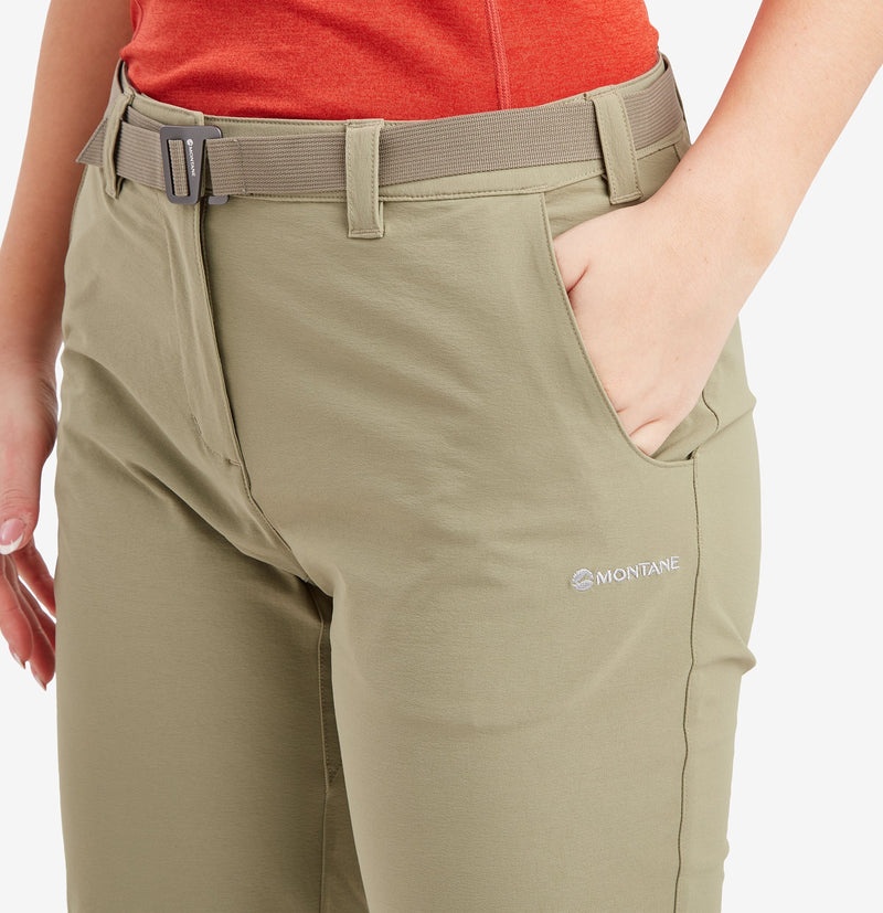 Montane Terra Stretch Lite Hose Damen Khaki | COKT-64891