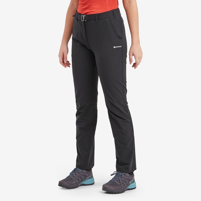 Montane Terra Stretch Lite Hose Damen Schwarz | VFZC-48513