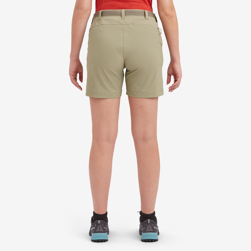 Montane Terra Stretch Lite Kurze Hose Damen Khaki | DQUE-85092