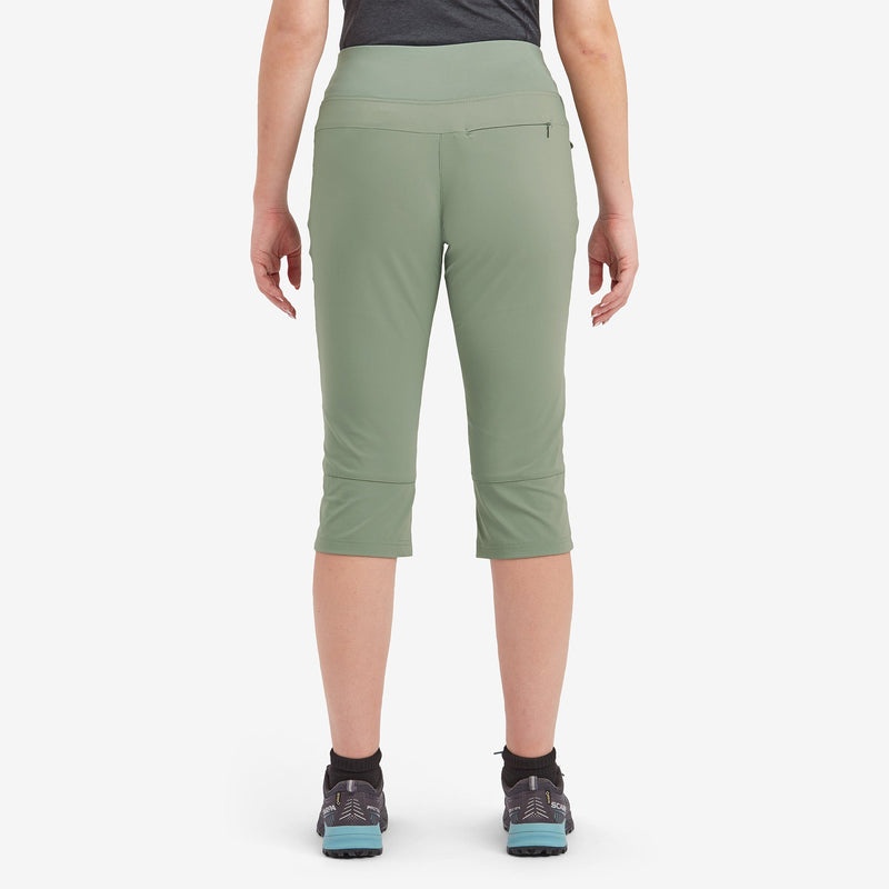 Montane Tucana Lite Stretch Capri 3/4 Leggings Damen Grün | DQKR-78359