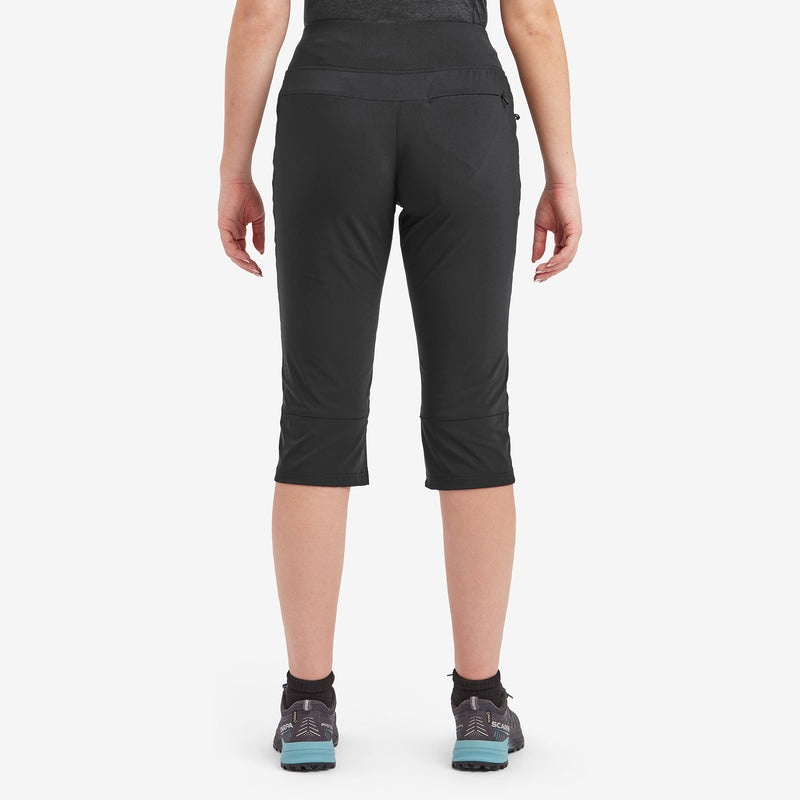 Montane Tucana Lite Stretch Capri 3/4 Leggings Damen Schwarz | OTYG-92103