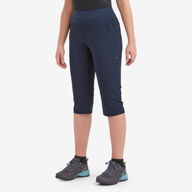 Montane Tucana Lite Stretch Capri 3/4 Leggings Damen Navy | FWXD-52931