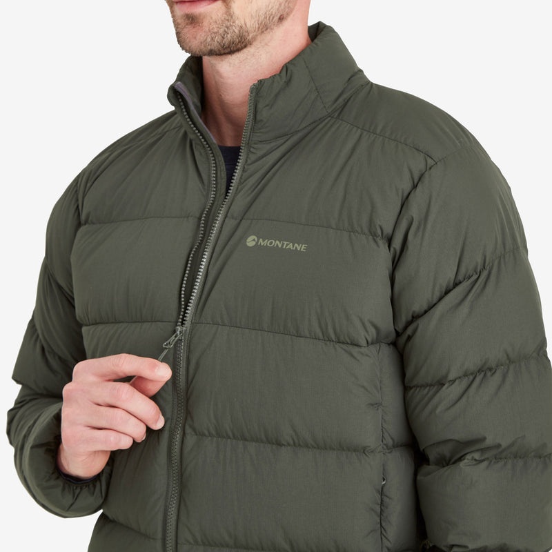 Montane Tundra Daunenjacken Herren Dunkelgrün | YXBS-43926