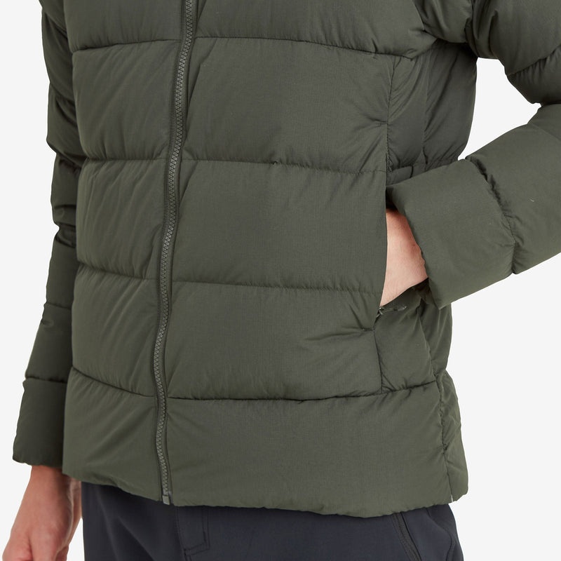 Montane Tundra Daunenjacken Herren Dunkelgrün | YXBS-43926